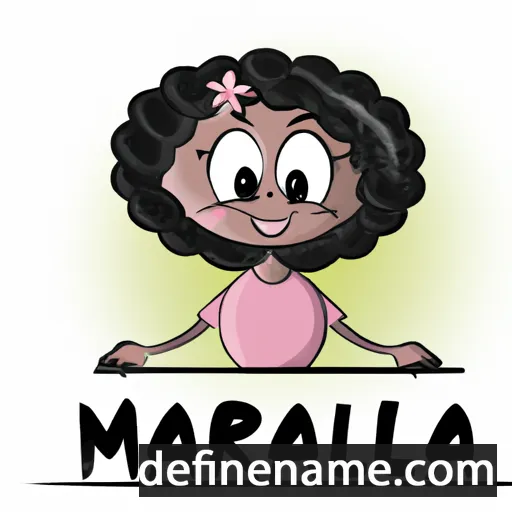 cartoon of the name Maricella