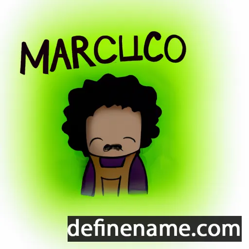 cartoon of the name Marichelo