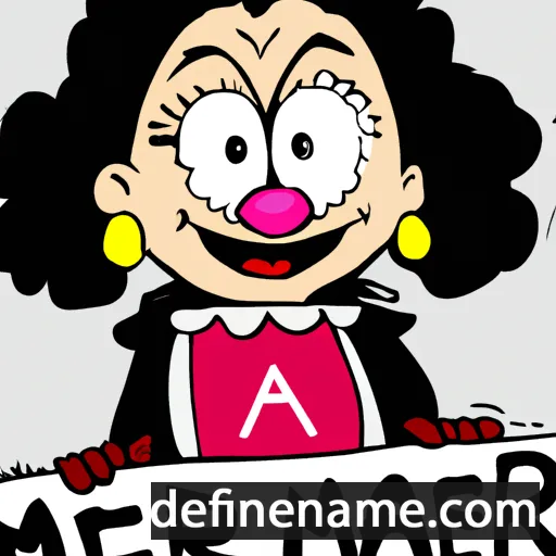 cartoon of the name Marieder