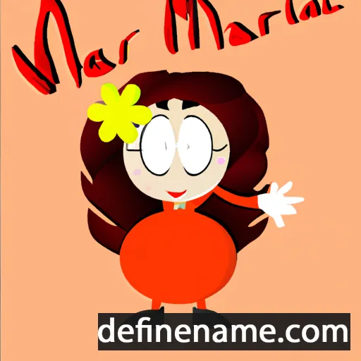 cartoon of the name Mariflor