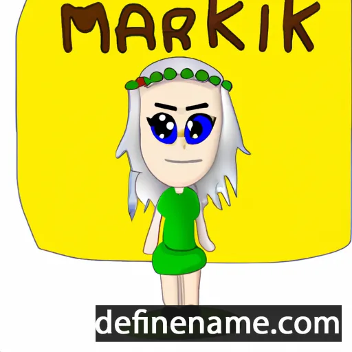 Marikki cartoon