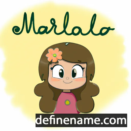 cartoon of the name Marilola