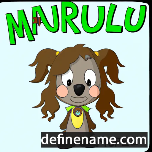 cartoon of the name Mariloup