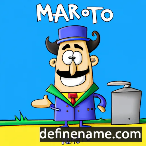 cartoon of the name Mariotto