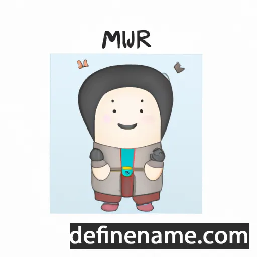 cartoon of the name Mariuxi