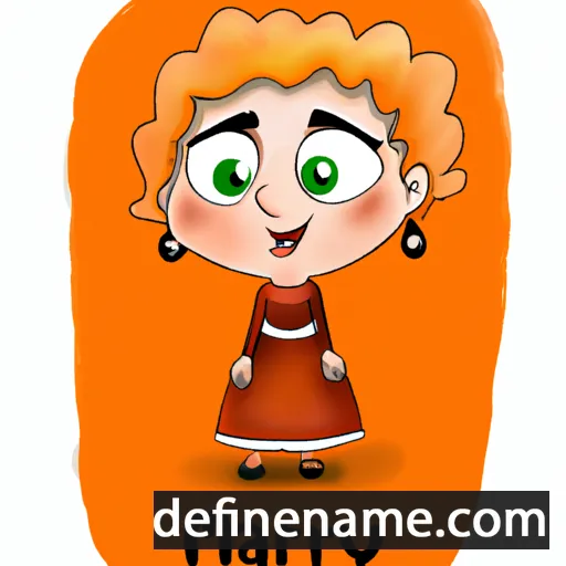 cartoon of the name Mariy