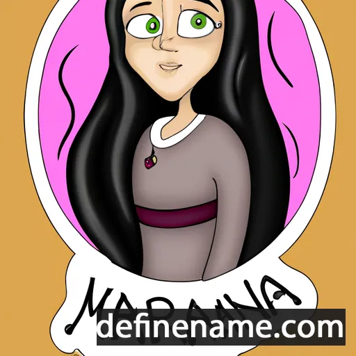 cartoon of the name Mariyanna