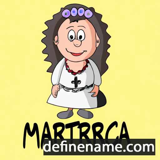 cartoon of the name Marjetica