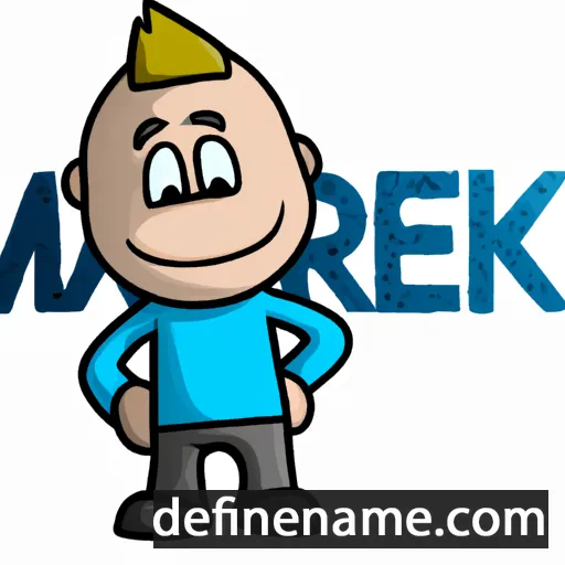 cartoon of the name Marke