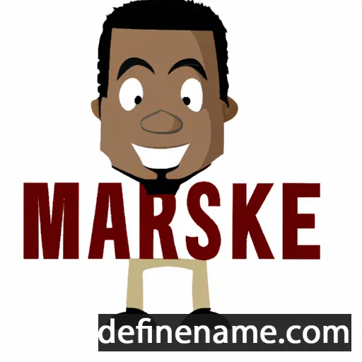 cartoon of the name Markese