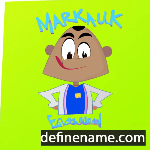 cartoon of the name Markevious