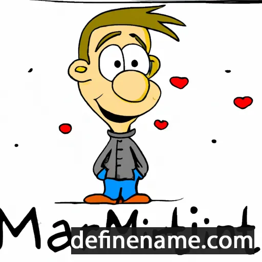 cartoon of the name Märtin