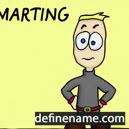 Mårtin cartoon