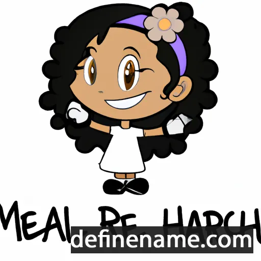 cartoon of the name Marleah