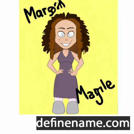 cartoon of the name Marleigh