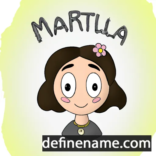 cartoon of the name Marlita