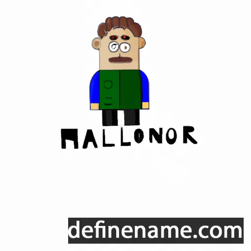 cartoon of the name Marlom