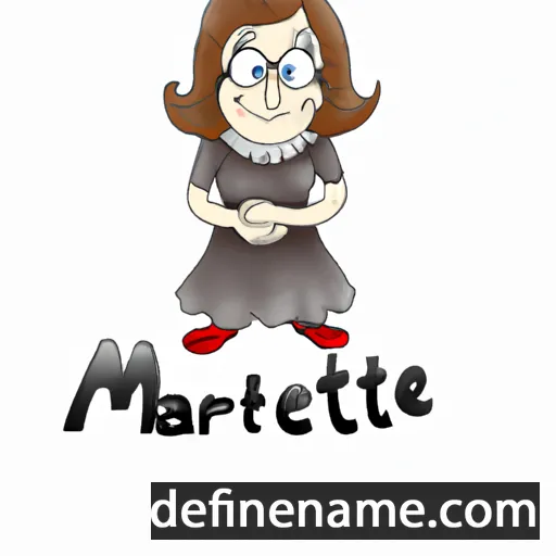 cartoon of the name Marlotte