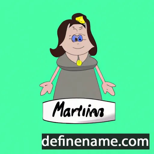 cartoon of the name Marnita