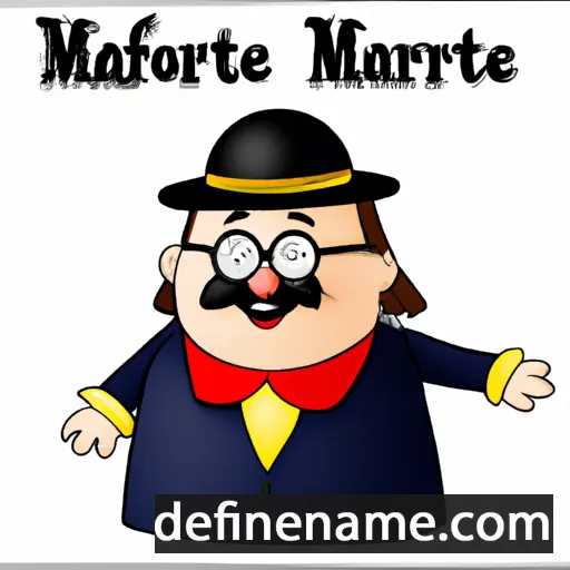 cartoon of the name Marotte