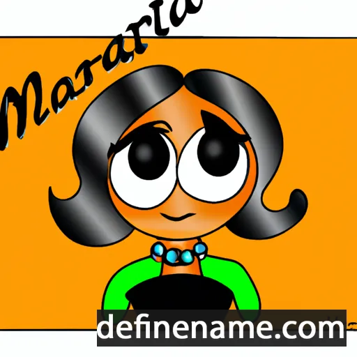 cartoon of the name Marqarita