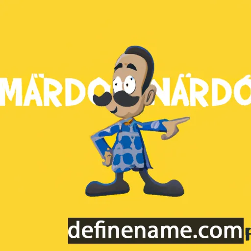 cartoon of the name Marquardo