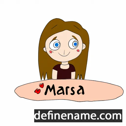 Marša cartoon