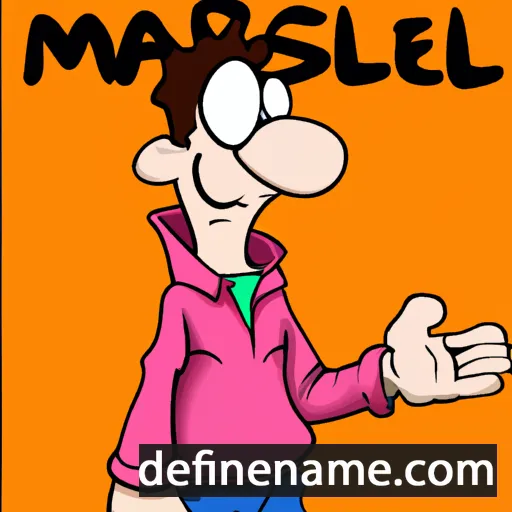 cartoon of the name Marsel