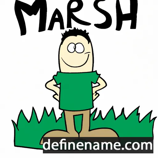 Marsh cartoon