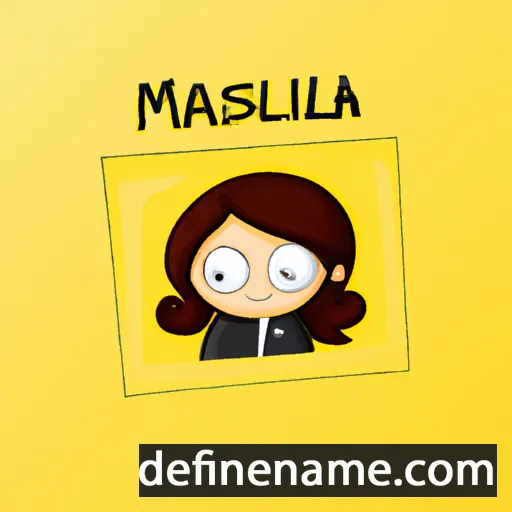 cartoon of the name Marsilia