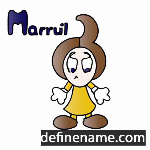 cartoon of the name Marsilu