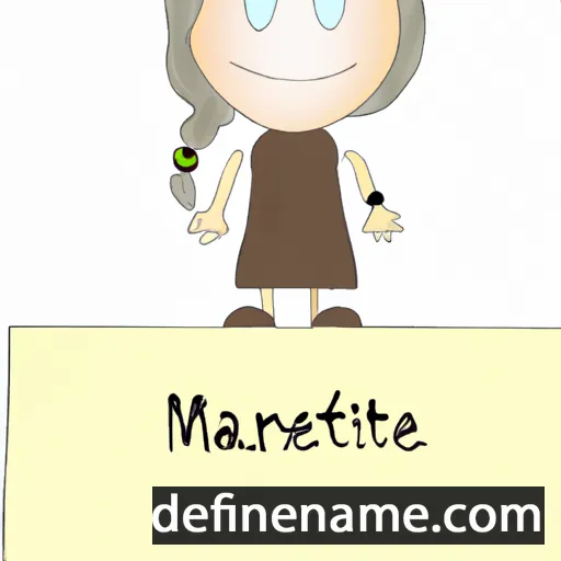 Marthine cartoon