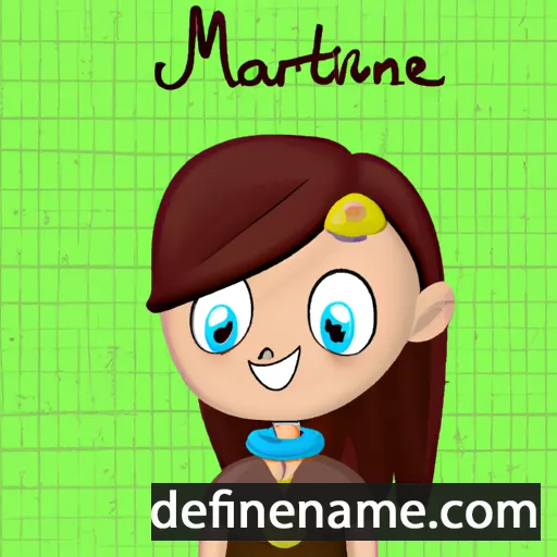 Martiñe cartoon