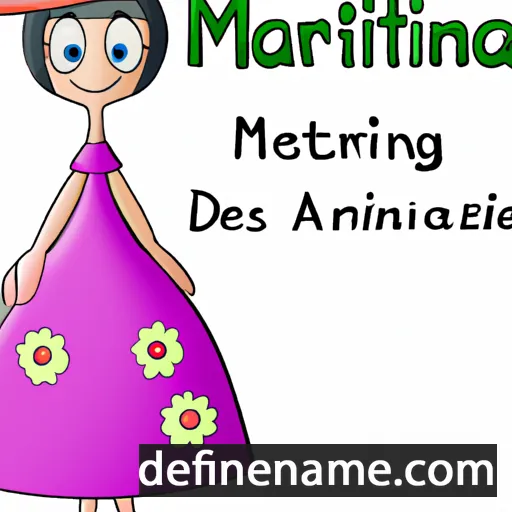 cartoon of the name Martinia