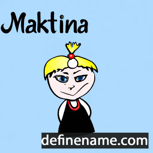 Martinka cartoon