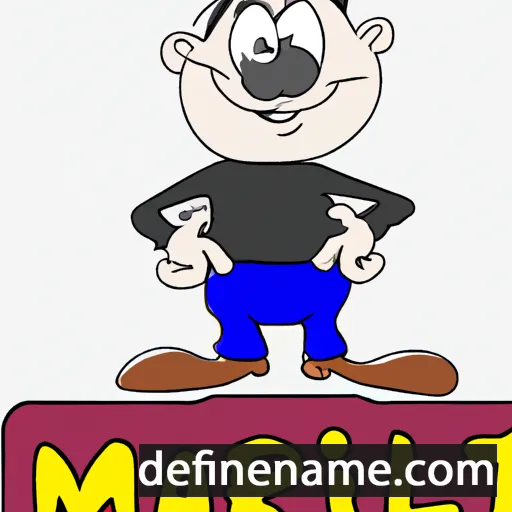 cartoon of the name Martl