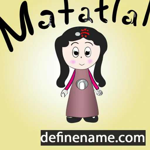 cartoon of the name Martolana