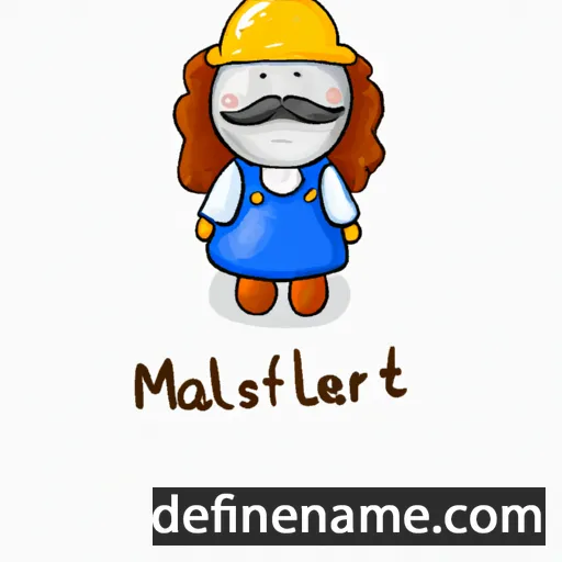 cartoon of the name Martsela