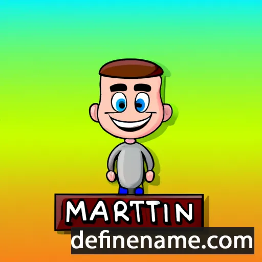 cartoon of the name Marttiin