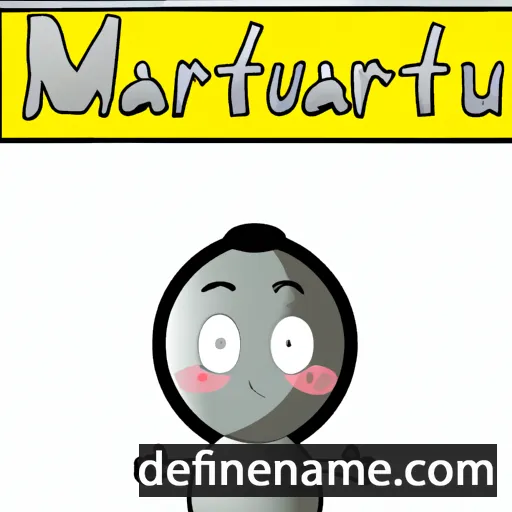 cartoon of the name Martuqui