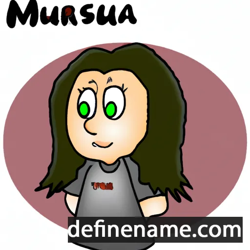 cartoon of the name Marusha