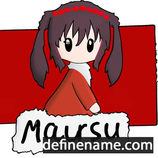 cartoon of the name Marusu