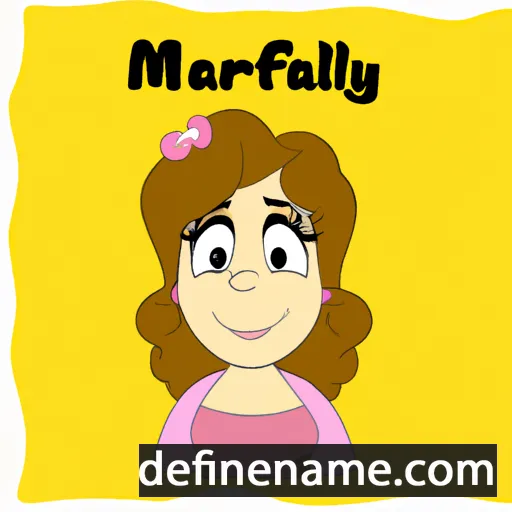 cartoon of the name Maryella