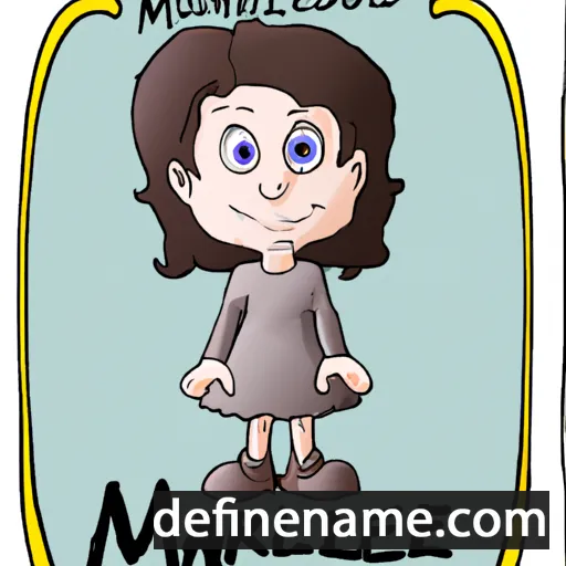 cartoon of the name Maryelle