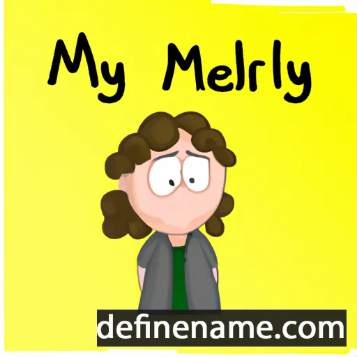 cartoon of the name Maryellen