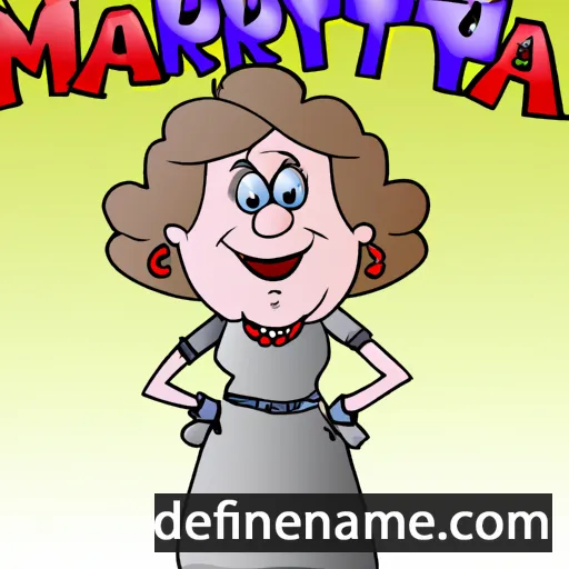 cartoon of the name Maryetta