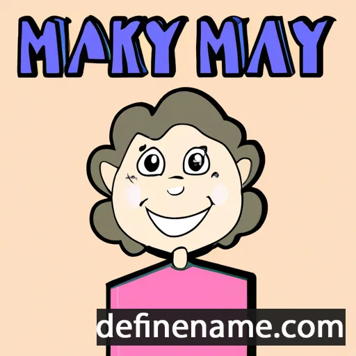 cartoon of the name Marykay