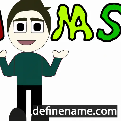 cartoon of the name Mas