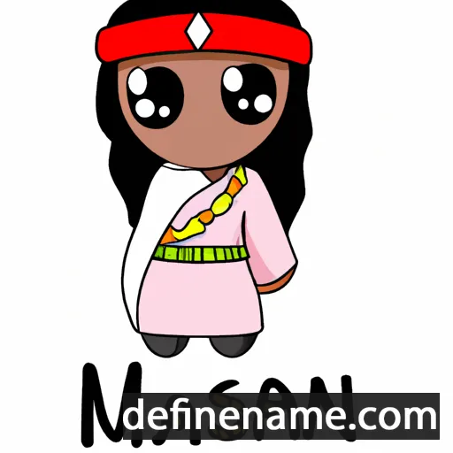 cartoon of the name Masaani