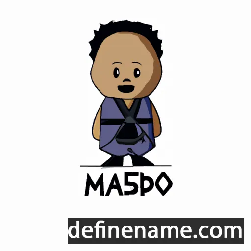 Masando cartoon